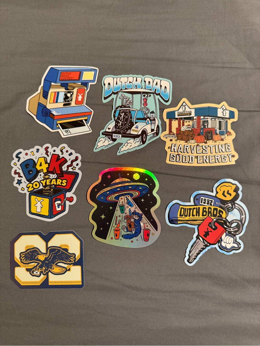 Dutch Bros Sticker Set